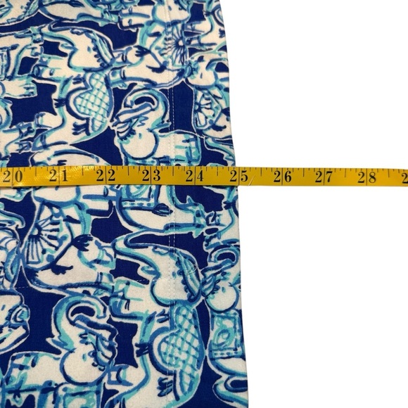 Lilly Pulitzer Skipper Popover Bomber Blue Get Trunky Small Elephant Sporty EUC - Picture 10 of 12